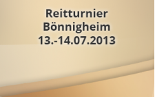Reitturnier Bönnigheim 2013