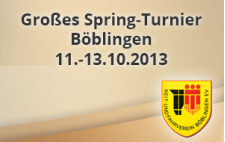 Großes Spring Turnier Böblingen 2013