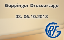 Göppinger Dressurtage 2013